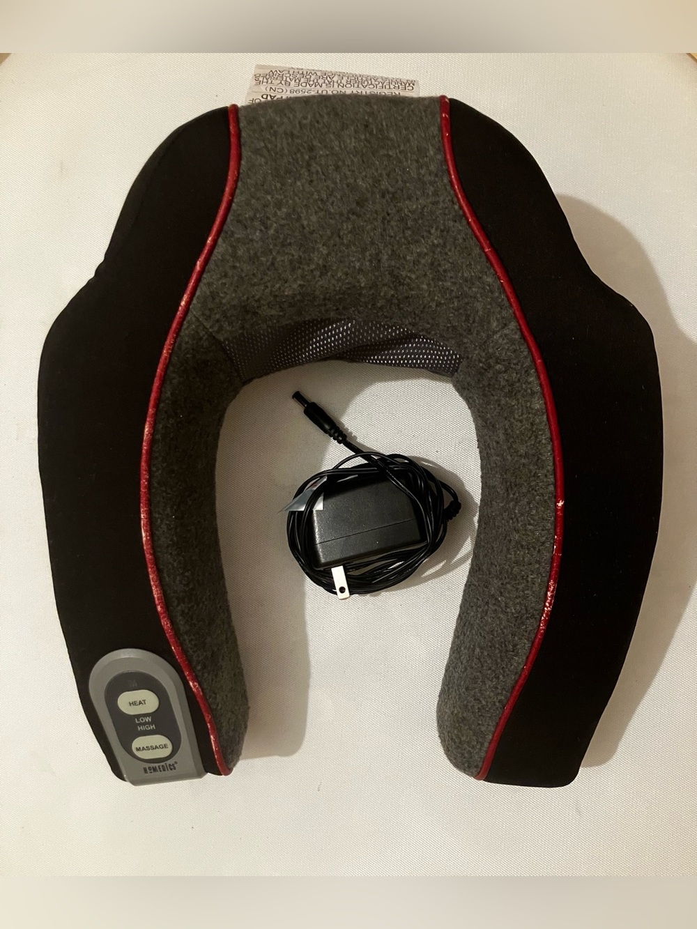 Homedics Neck and Shoulder Massager with Heat and Vibrations.